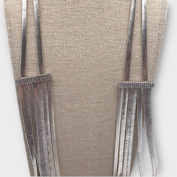 Chico’s Silver Long Multi-Strand
Necklace - Picture 3 of 9